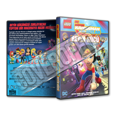 Lego Dc Super Kahraman Kızlar Beyin Gücü 2018 Türkçe Dvd Cover Tasarımı